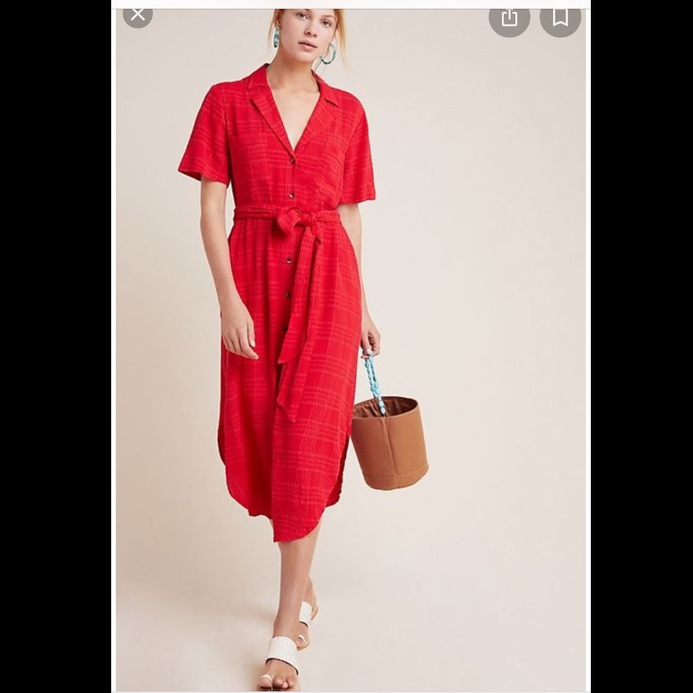 Anthropologie shirt dress